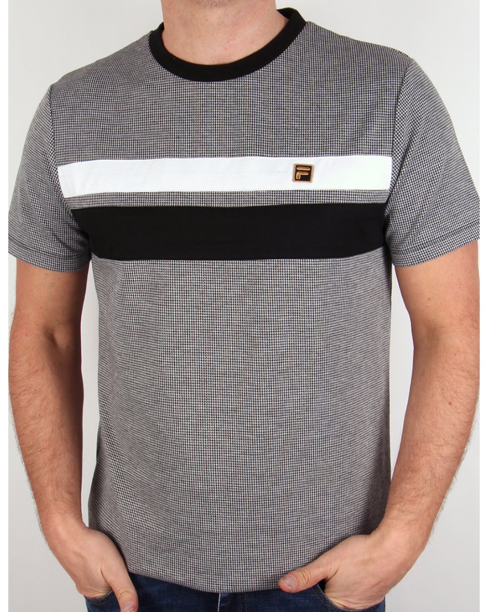 Fila Gold Piaggo T-shirt Houndstooth