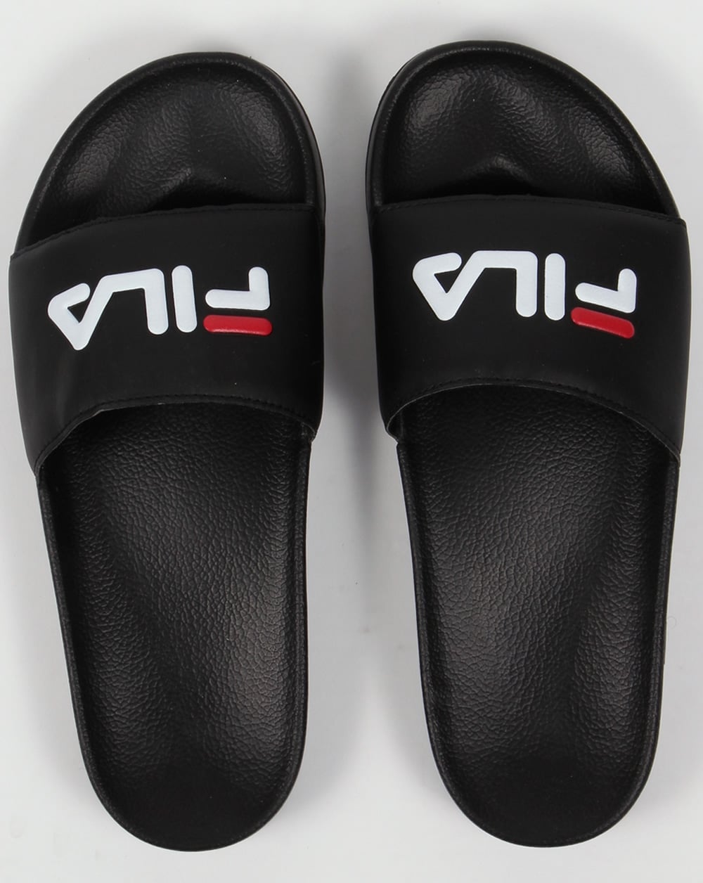 Fila Heritage Drifter Pool Sliders Black