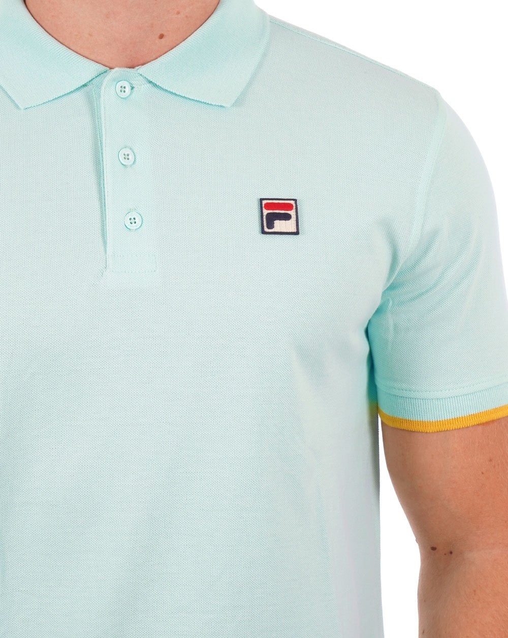Fila Vintage Classic Polo Shirt Mint