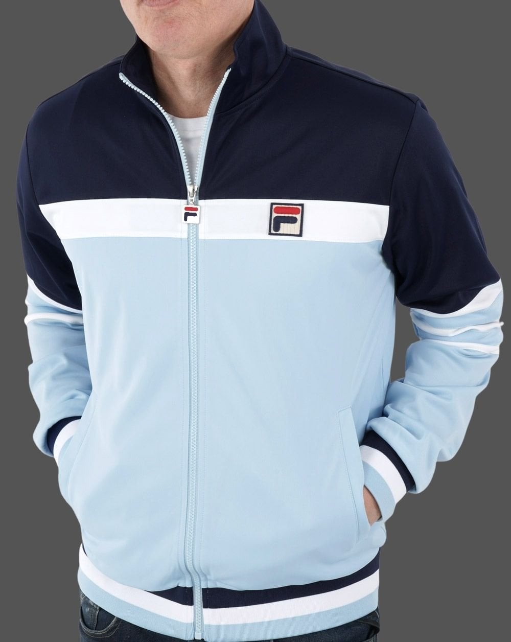 Fila Vintage Courto Track Top Sky/Navy