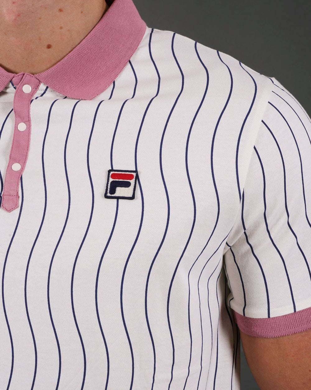 Fila Vintage Ellery Polo Shirt Off White