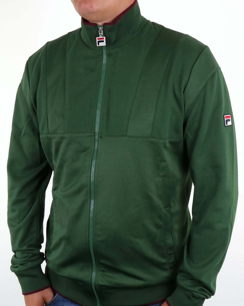Fila Vintage Fontana Track Top Green