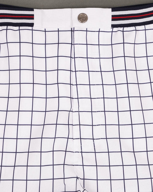 Fila Vintage Fila Vintage High Tide Check Shorts White