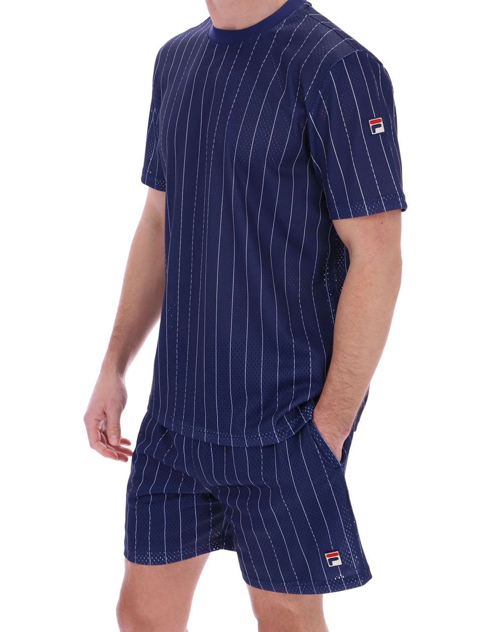 Fila Vintage Jair Mesh Shorts Navy