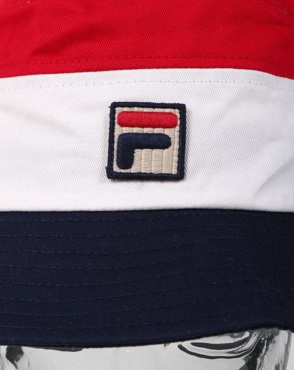 Fila Vintage Leader Bucket Hat Red/Gardenia/Navy