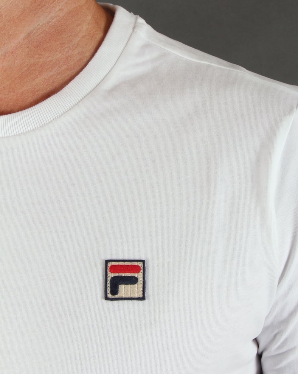 Fila Vintage Long Sleeve T-shirt White