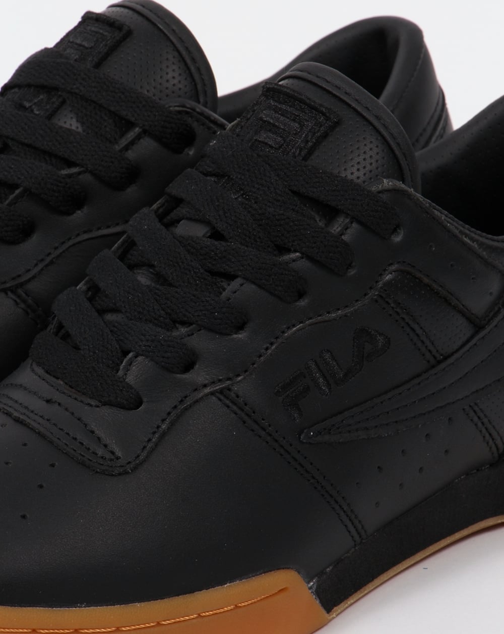 Fila Vintage Original Fitness Premium Trainers Black/Gum