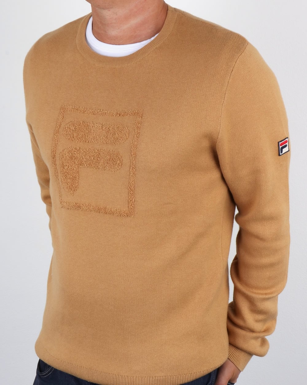 Fila Vintage Savoldi Crew Neck Jumper Apple Cinnamon