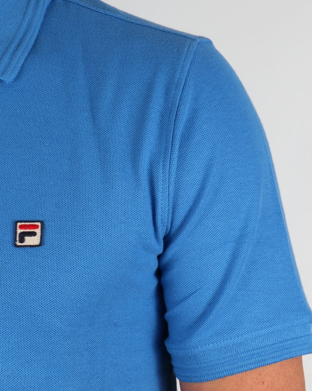 Fila Vintage Smarta Polo Shirt Ocean Blue