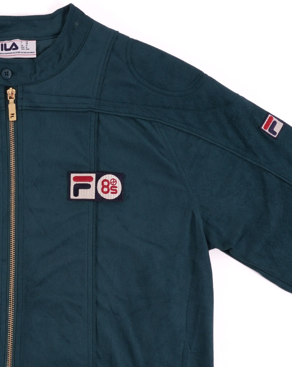Fila Vintage Terrinda Pro Badge Track Top Emerald Green