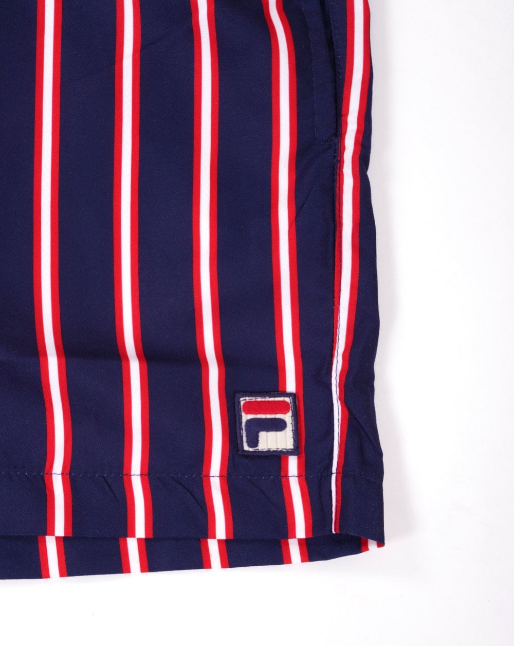 Fila Vintage Twin Stripe Swim Shorts Navy