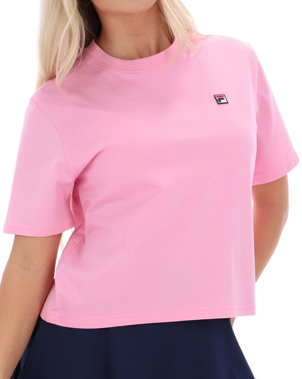 Fila Vintage Women's Holly Boxy Tee Prism Pink