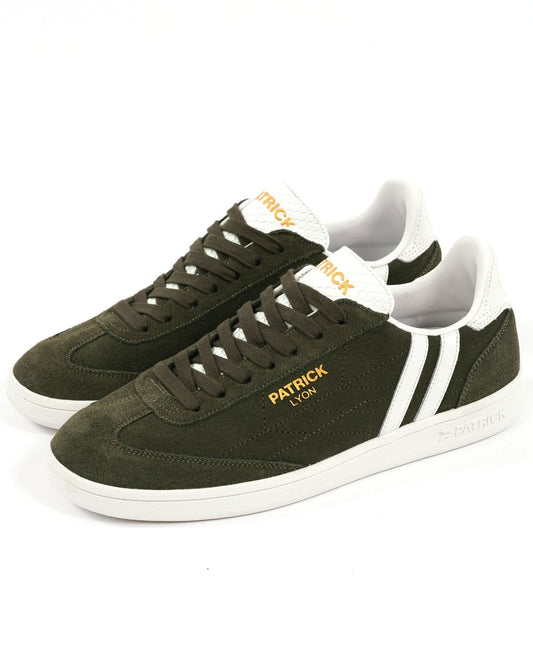Patrick Patrick Lyon Trainers Olive/White
