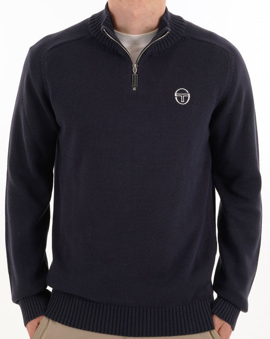 Sergio Tacchini Sergio Tacchini 1/4 Zip Knit Navy