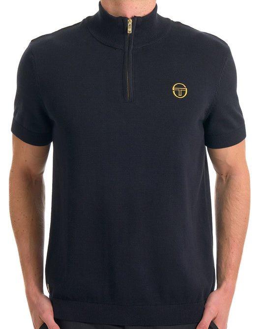 Sergio Tacchini Sergio Tacchini Daytone 1/4 Zip Knit Black