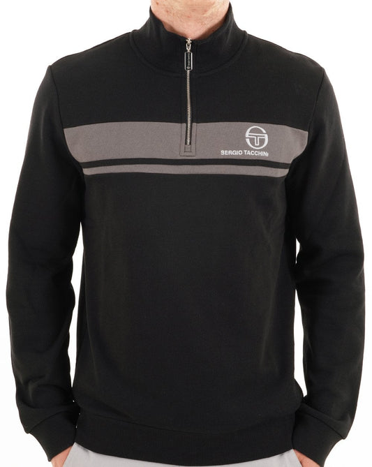 Sergio Tacchini Sergio Tacchini Masters 1/4 Zip Sweat Black