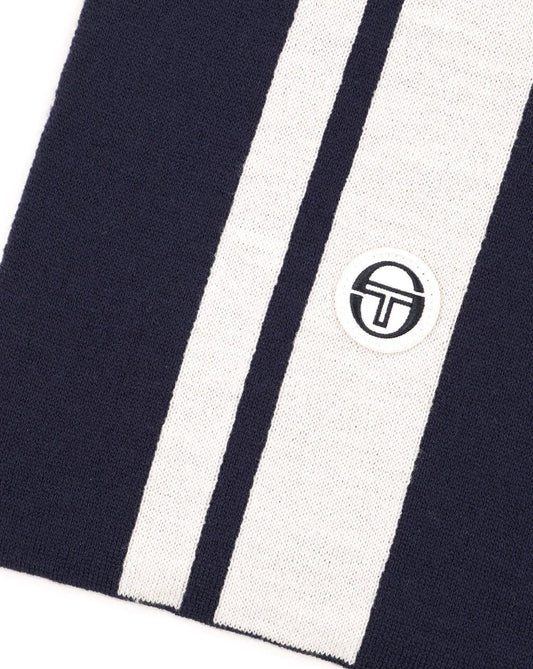 Sergio Tacchini Sergio Tacchini Matchday Scarf Navy Blue/Gardenia