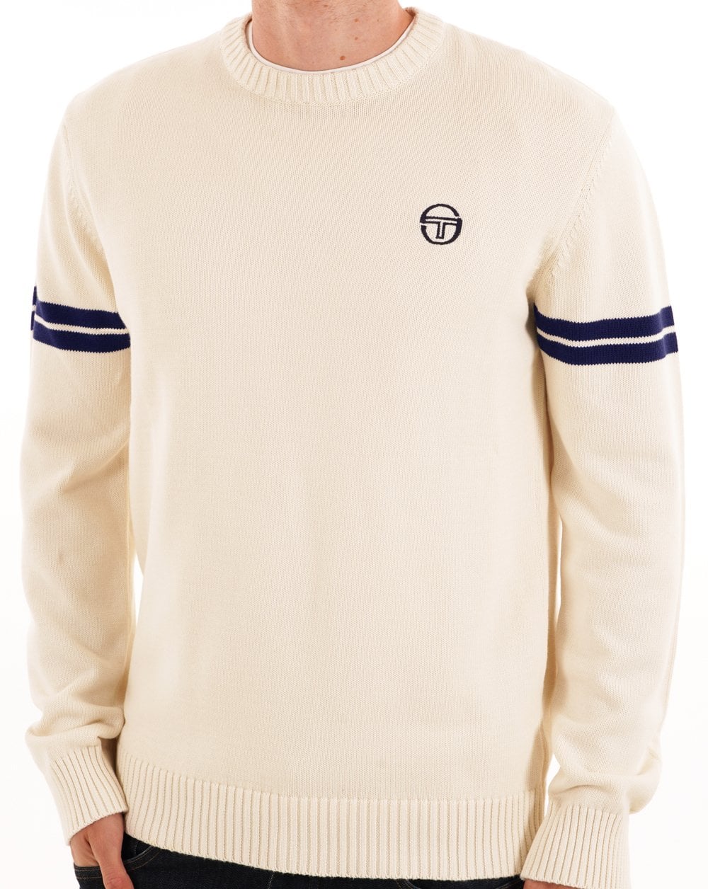 Sergio Tacchini New Orion Knit Jumper Gardenia