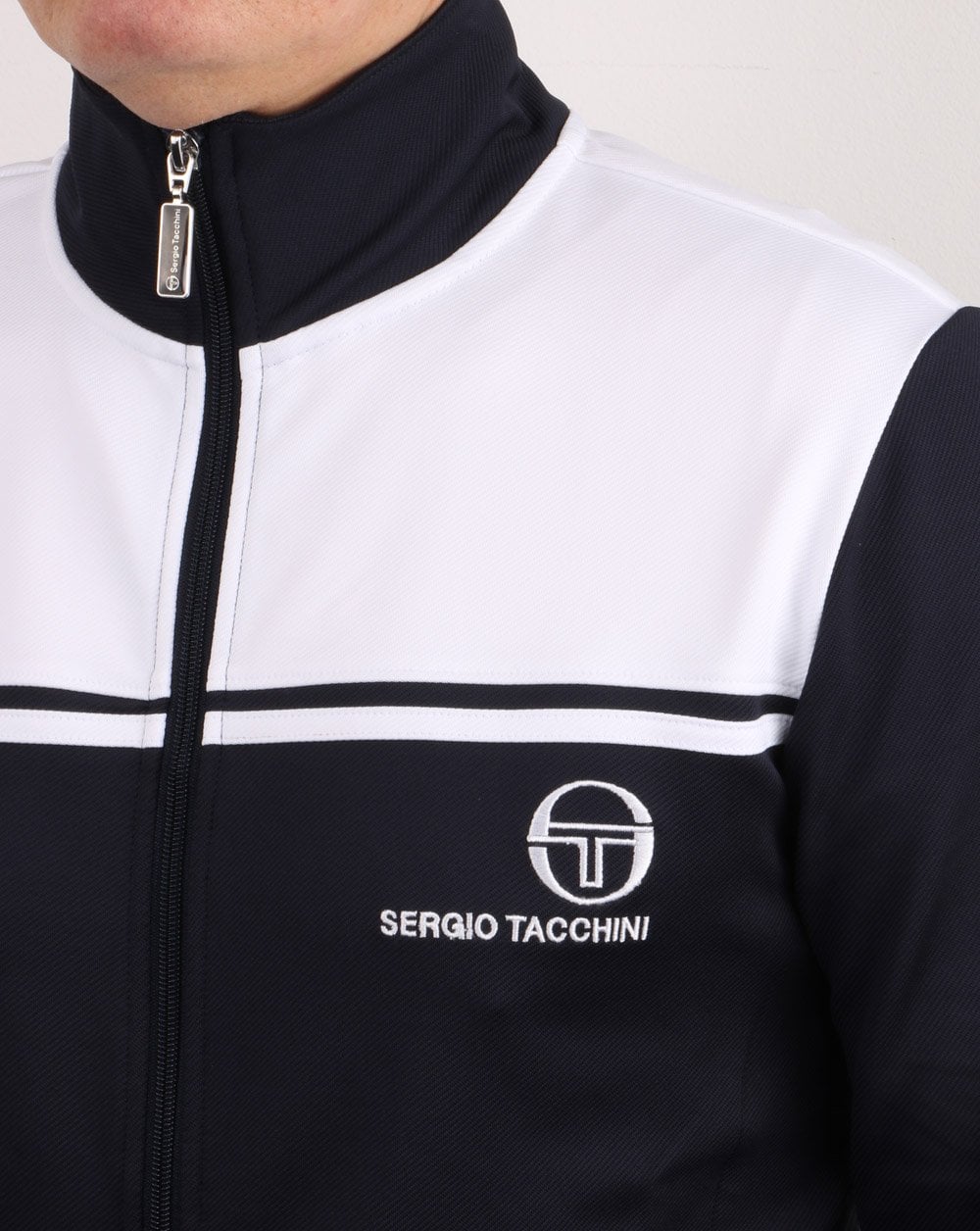 Sergio Tacchini New Young Line Track Top Navy/White