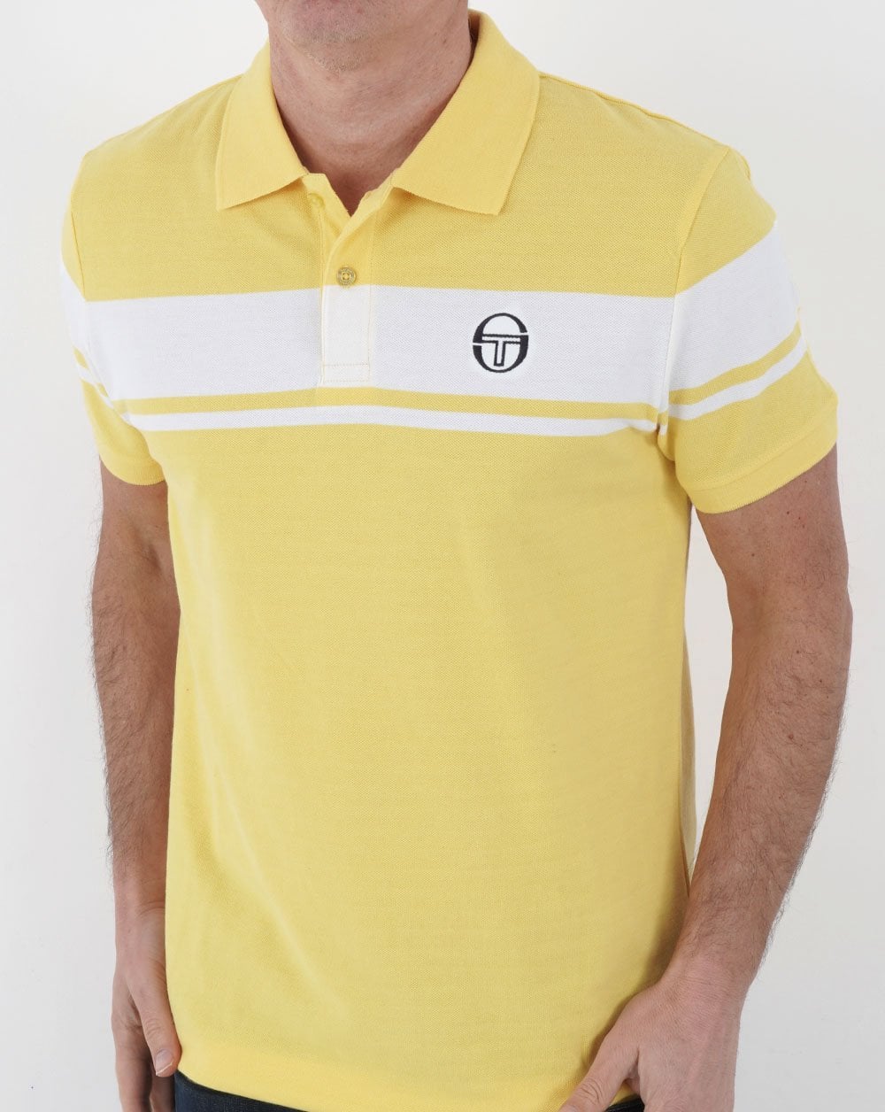 Sergio Tacchini Young Line Polo Shirt Yellow/White