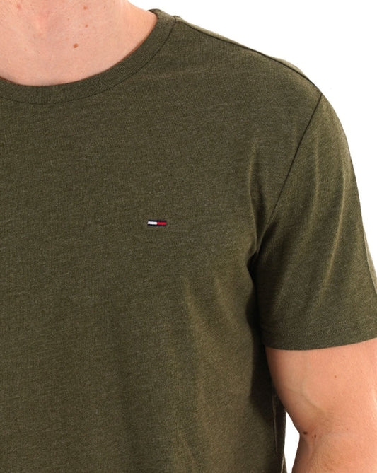 Tommy Hilfiger Tommy Jeans Jaspe T Shirt Dark Greenery