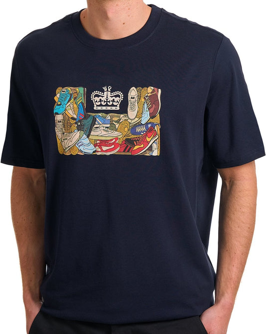 Weekend Offender Weekend Offender D'arblay Graphic Tee Navy