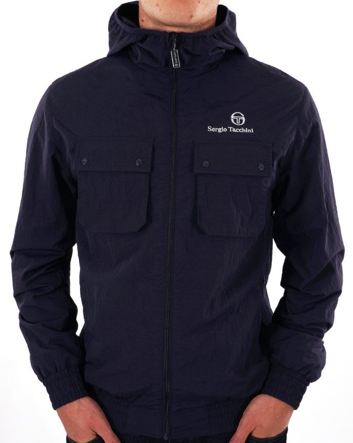 Veste Vintage Sergio Tacchini - Style Années 80/90, Taille 44, Vert - Occasion Très Bon état