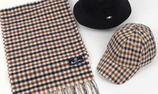 Aquascutum Abott Vicuna Club Check Cap