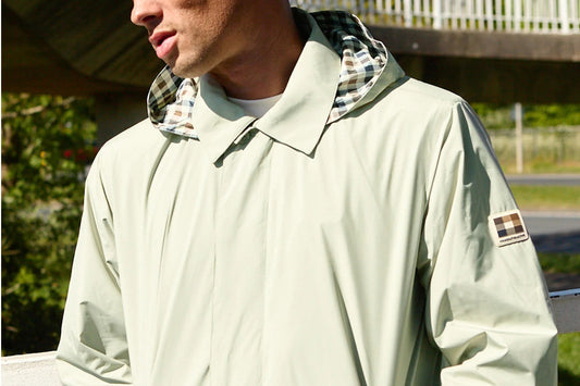 Aquascutum Packable Trench Mac Check