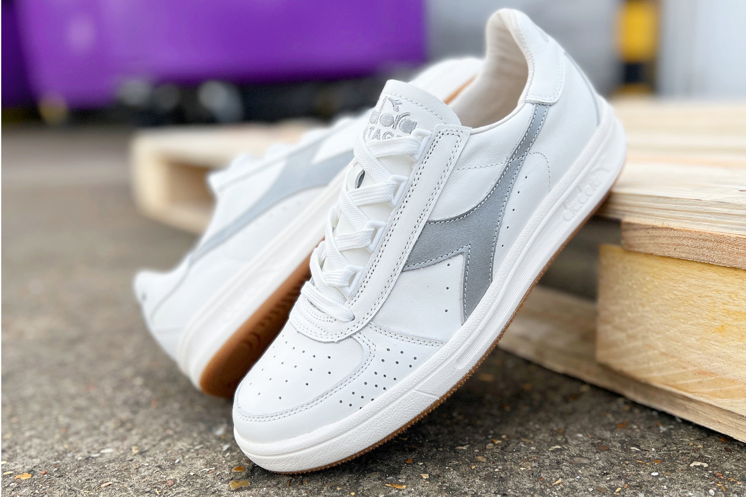 The Diadora Borg Elite Trainer Arrives in The Iconic Silver