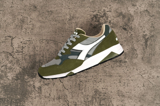 DIADORA N902 TRAINER SILVER/GREEN