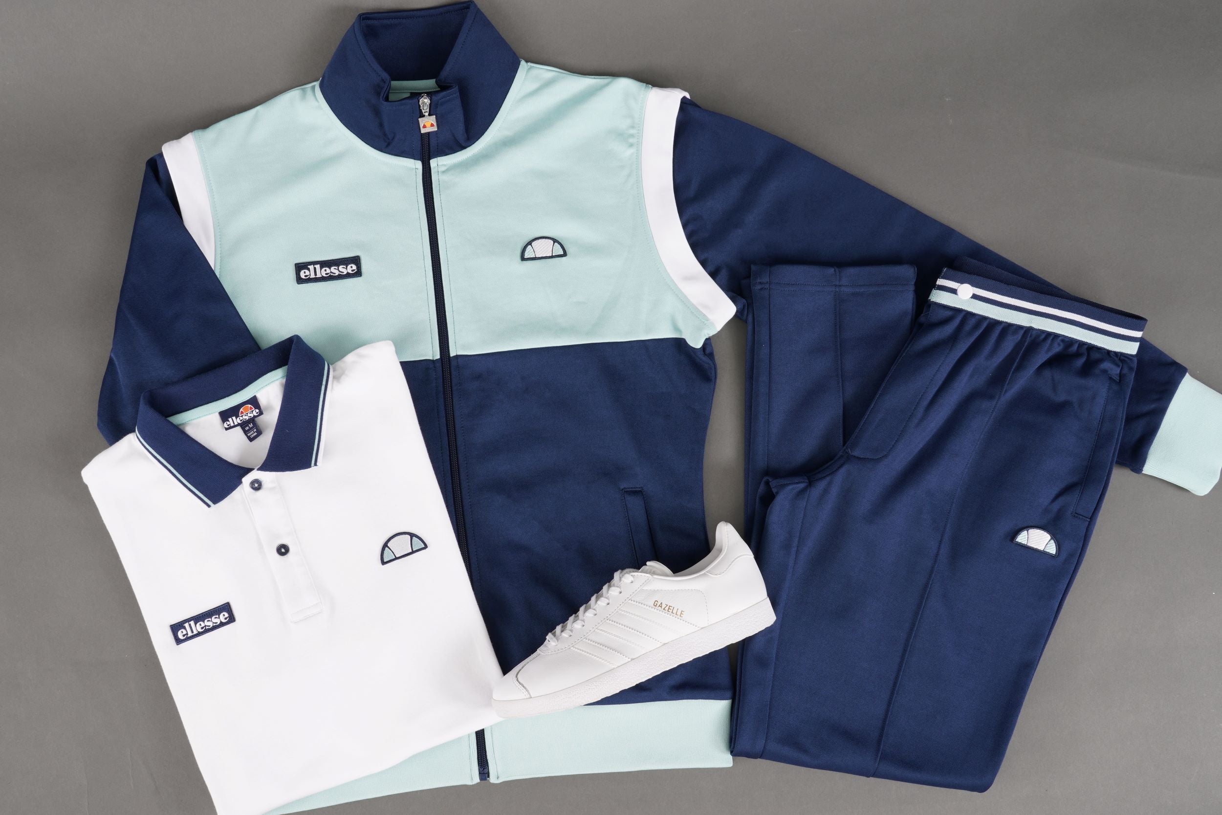 ドレスコーズ　スウェット L &Liveブルーレイ The Ellesse Becker Track Top Celebrates The Original Wimbledon