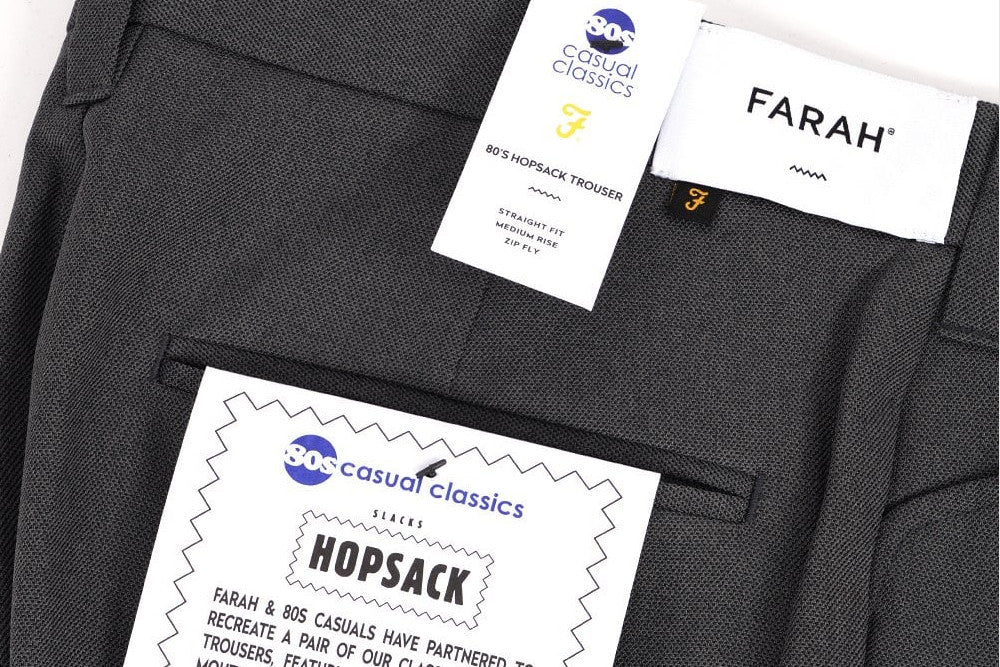 Farah Hopsack Trousers Casuals Pants