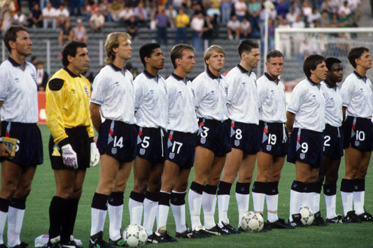 retro England football shirts Italia 90' Home