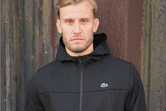 Lacoste Get Sporty With The Water Repellent Sports Jacket