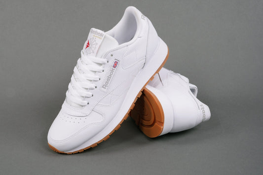 Reebok Classic Leather Gum Sole White