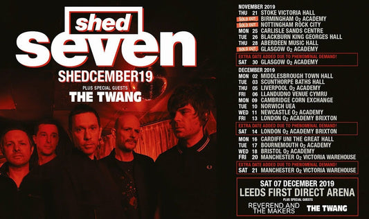 Shed Seven UK Tour 2019