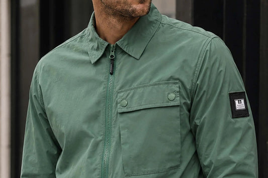 Weekend Offender Southbank Overshirt Green
