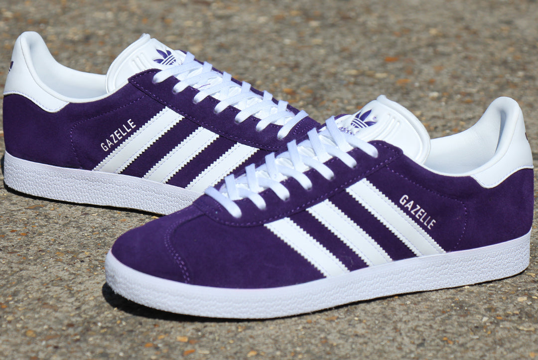 adidas Gazelle purple trainer