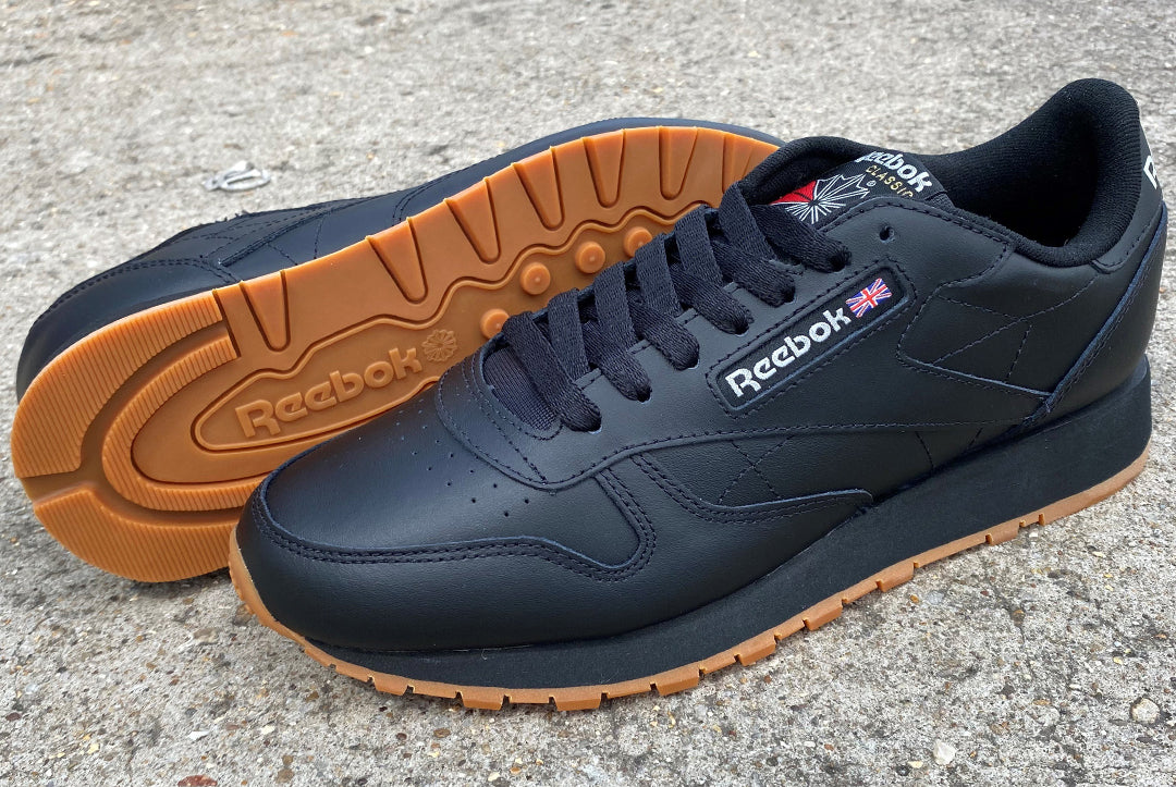 Reebok Classic Leather Gum Sole Black
