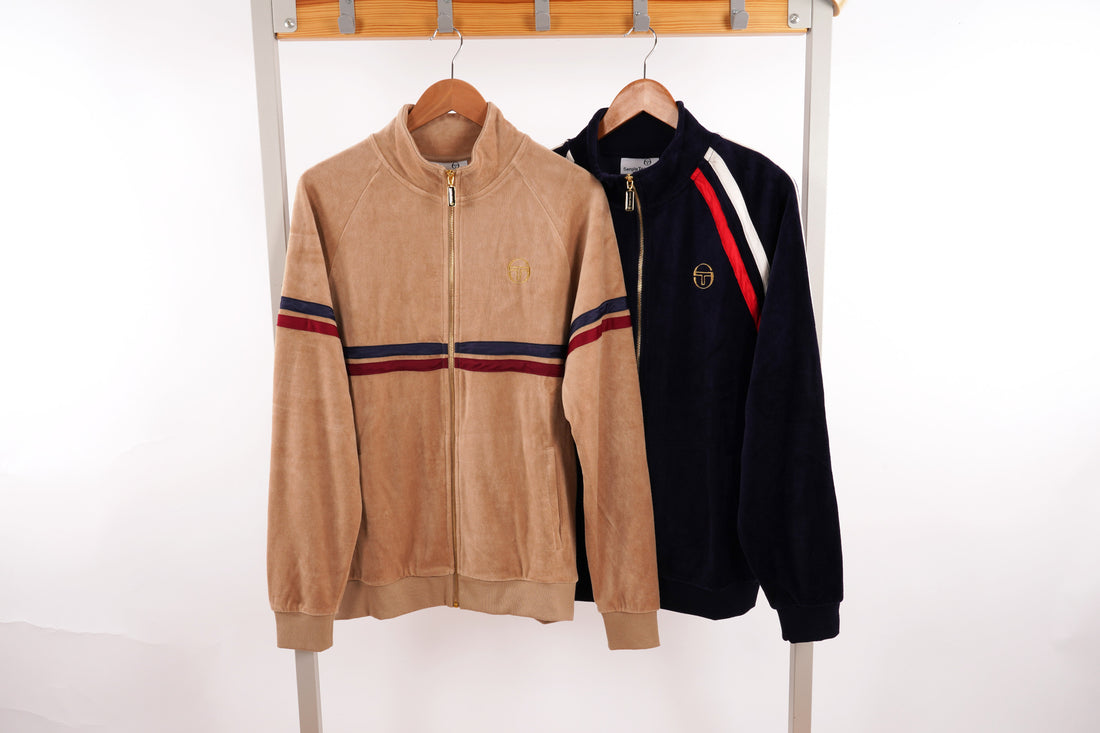 Sergio Tacchini Velour track top