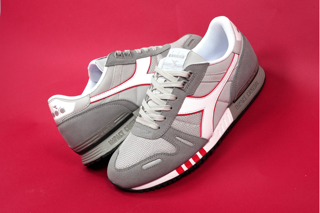 Diadora Seb Coe Titan Grey Red White