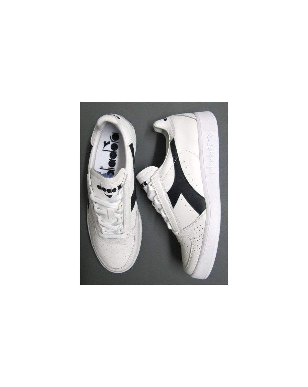 Diadora Borg Elite Trainers White/Navy