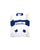 Benetton Rugby Vintage 80s Sweatshirt White/Navy