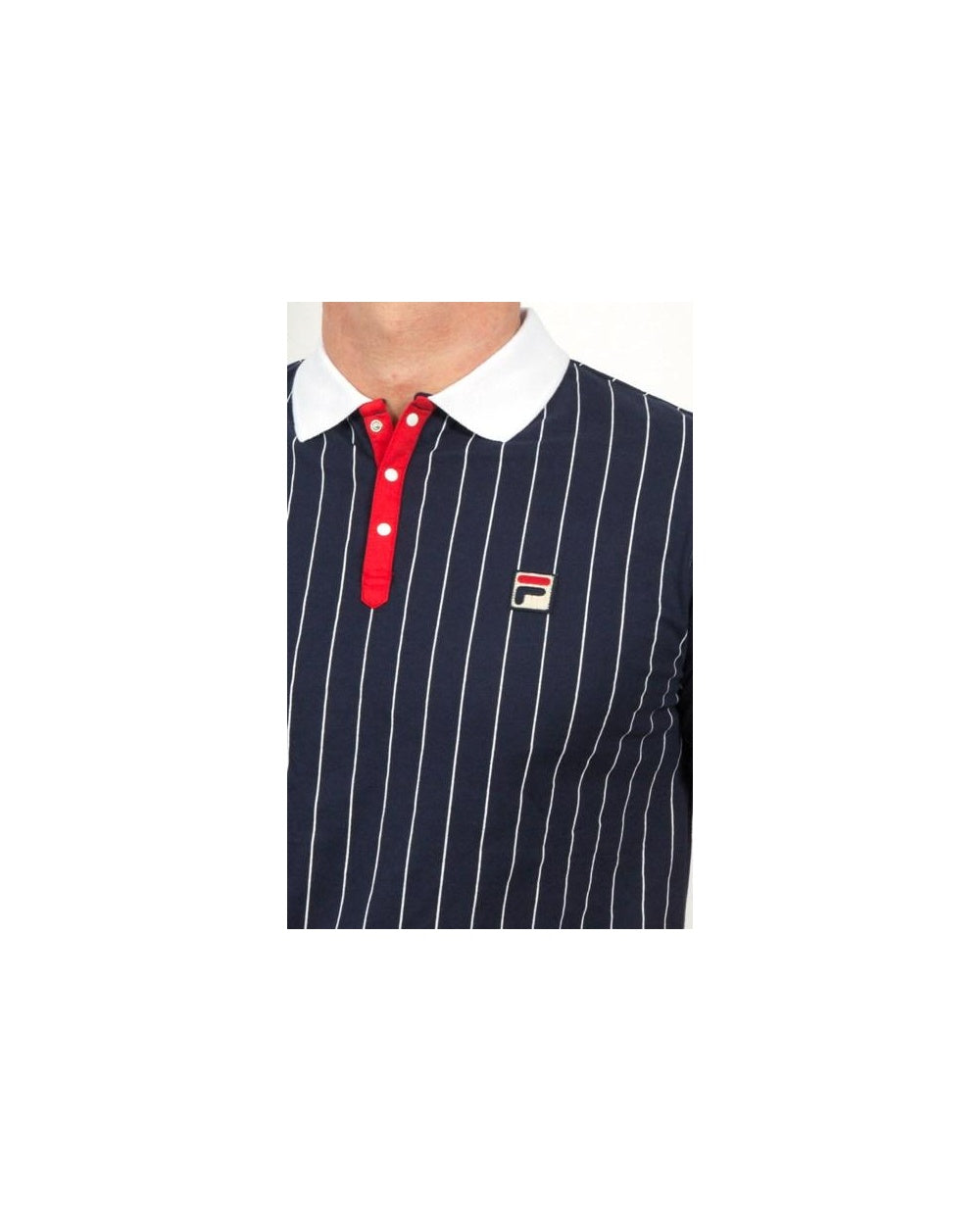 Fila Vintage Mk1 Settanta Polo Shirt Navy/White