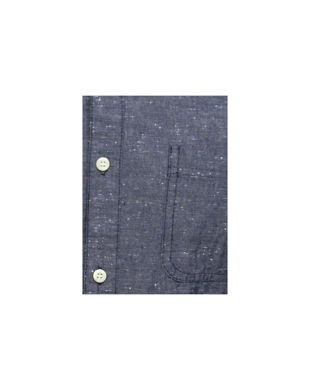 Bellfield Chiba Chambray Shirt Navy