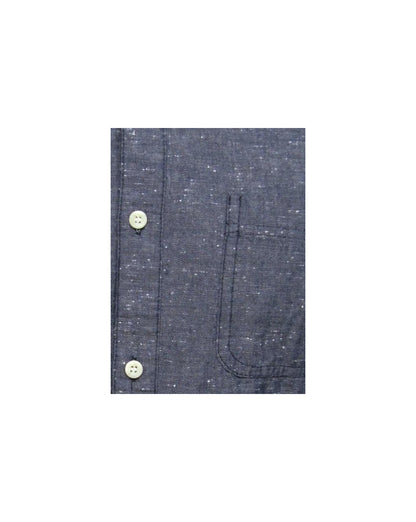 Bellfield Chiba Chambray Shirt Navy