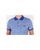 Lyle And Scott Fine Stripe Polo Shirt Blue Lagoon