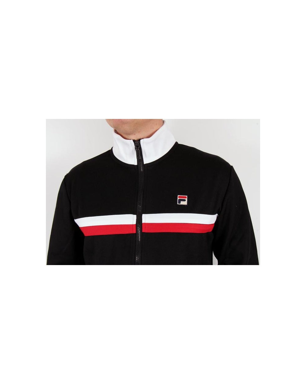 Fila Vintage Bowbreaker 2 Track Top Black/White/Red