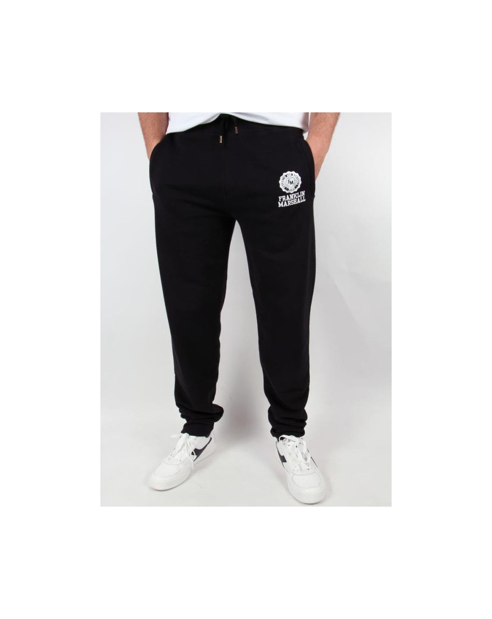 Franklin And Marshall Fleece Tracksuit Bottoms Black
